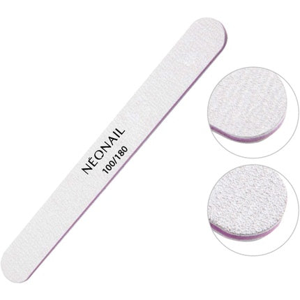 Lima de unghii, Néonail, Neonail Nail File Straight 100/180, gri
