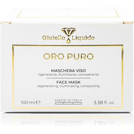 Masca facială cu acid hialuronic pur și aur coloidal, 100ml