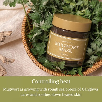 Mască pentru față purificatoare I'M From Mugwort, extract de muguri de pelin, 40 g