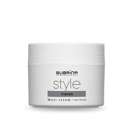 Cremă styling, Subrina Professional, Style Finish, mat, alb, 100ml