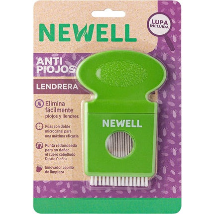 Pieptene anti-păduchi, Newell, plastic, alb
