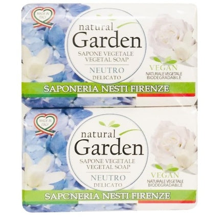 Săpun vegetal Natural Garden Neutru, Set de 2 bucăți, 100g