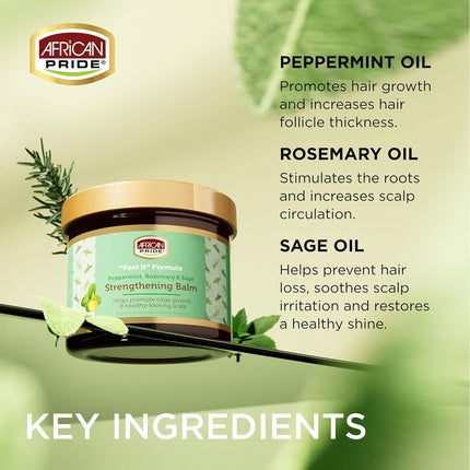 Balsam de păr African Pride Feel It Formula, 155g, ambalaj din sticlă
