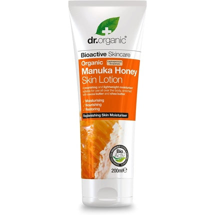 Loțiune Dr Organic Manuka, fără parabeni, 200ml