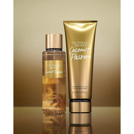 Spray de corp, Victoria's Secret, Coconut Passion, 250ml, auriu