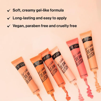 Blush cremă L.A. Girl Soft Matte, somon