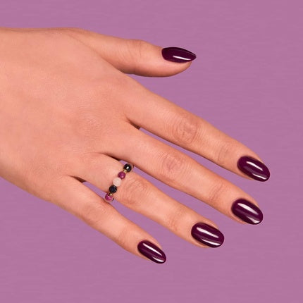 Lac unghii UV Semilac 015 Plum 7ml, violet intens, finisaj lucios