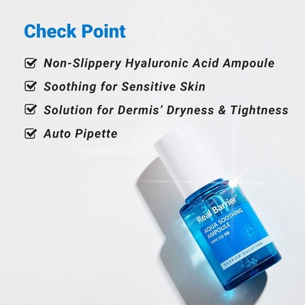 Serum Real Barrier Aqua Soothing, 30ml, Albastru