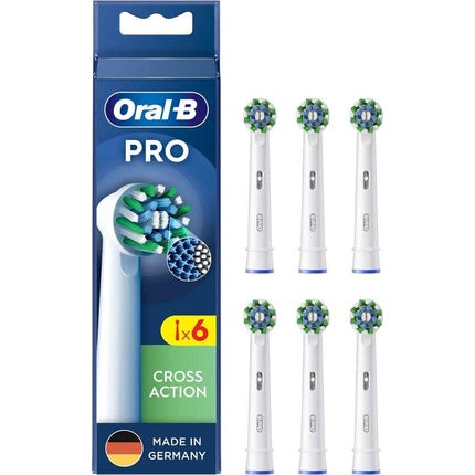 Set perii de dinți electrice Oral-B Cross Action Pro, alb-verzui, 6 buc