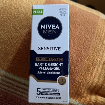 Gel de îngrijire pentru barbă, Nivea Men Sensitive, 50 ml