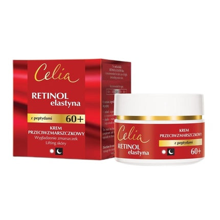 Cremă facială anti-îmbătrânire Celia Retinol 60+, 50ml