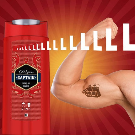 Deodorant Old Spice Captain, 2-In-1, 708g
