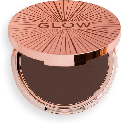 Bronzer Makeup Revolution Splendor Matte, Deep Dark, compact metalizat