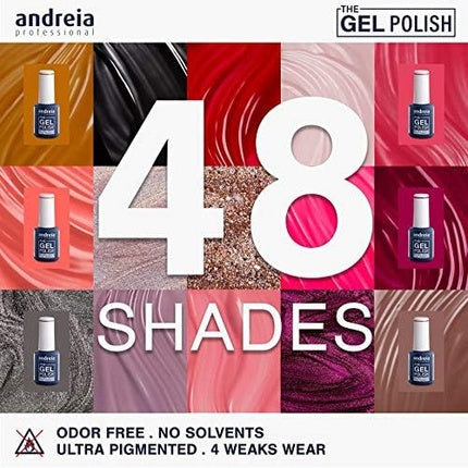 Gel Polish Andreia Professional G24 Burgundy Shades of Purple 40ml