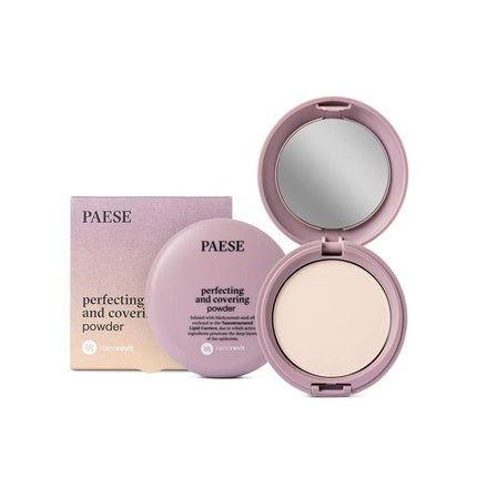 Pudră Compactă, Paese Cosmetics, Nanorevit, 01 Ivory