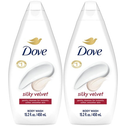 Gel de duș Dove Silky Velvet, curățare delicată pentru o piele mai catifelată