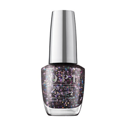 Lac de Unghii OPI Infinite Shine, Negru Sclipitor, 15ml