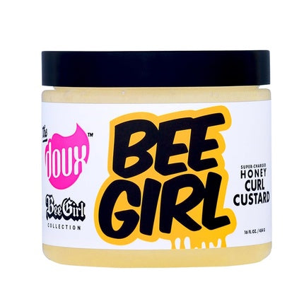 Cremă Definitoare pentru Păr, The Doux Bee Girl Honey Curl Custard, Aloe și Keratin, 480 g