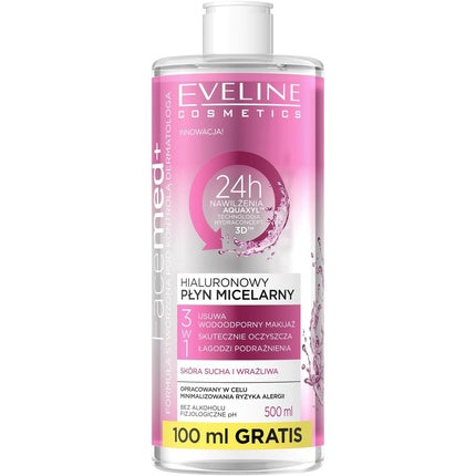 Facemed+ Hyaluronic Micellar Liquid 500 ml - Curățare Delicată și Hidratare