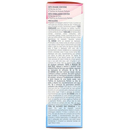 Benzi depilatoare faciale, Veet, Easy Gelwax, 40 benzi