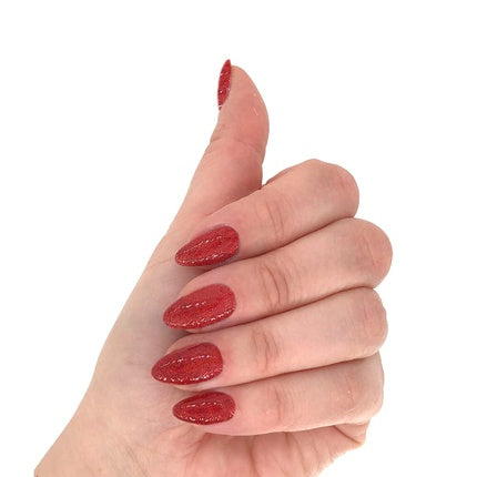 Oja gel, Layla Cosmetics, roșu sclipici, 0.01L