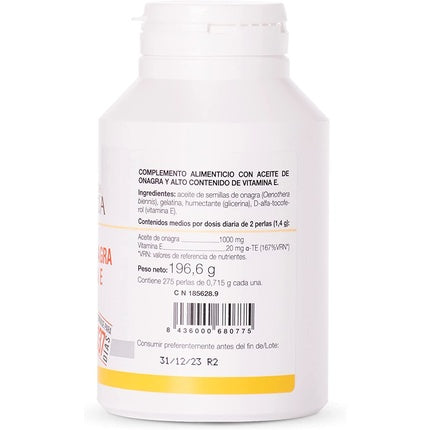 Supliment, Ana Maria Lajusticia, ulei de luminița serii cu vitamina E 1000mg, 275 capsule