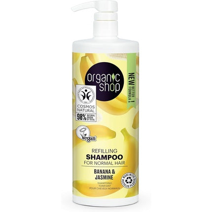 Șampon Organic Shop, normalitate Banana și Iasomie, 1000ml