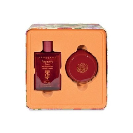 Set cadou gel de duș și cremă de corp L'Erbolario Sweet Poppy