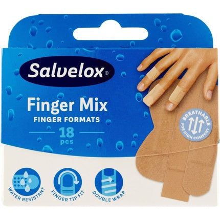 Salvelox Salvelox Finger Mix Bandaje degete, 18 buc, rezistente la apă
