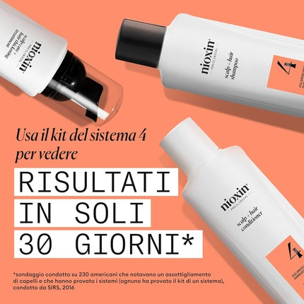 Set Îngrijire Păr, Nioxin, System 4, alb