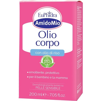Ulei corp, Euphidra, AmidoMio, 200ml, alb
