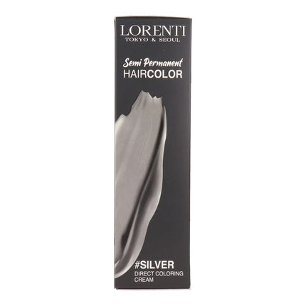 Vopsea de Păr Semi-Permanentă, Lorenti, Silver, 200 ml