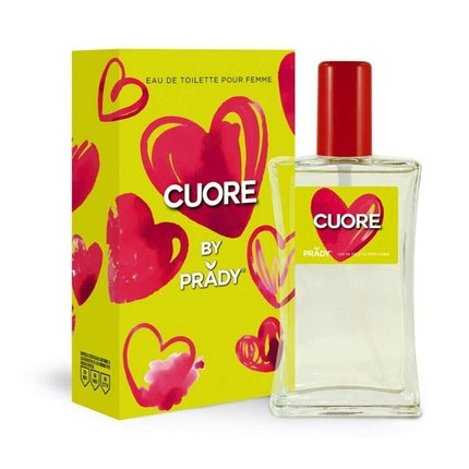 Perfumă Cuore Pour Femme, Prada, Eau De Toilette, 100 ml, design cu inimioare