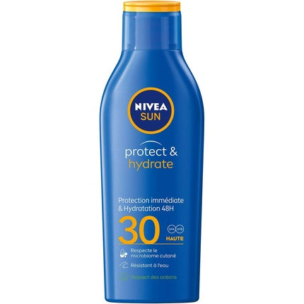 Lapte protecție solară Nivea Sun Protect & Hydrate, SPF 30, 200ml