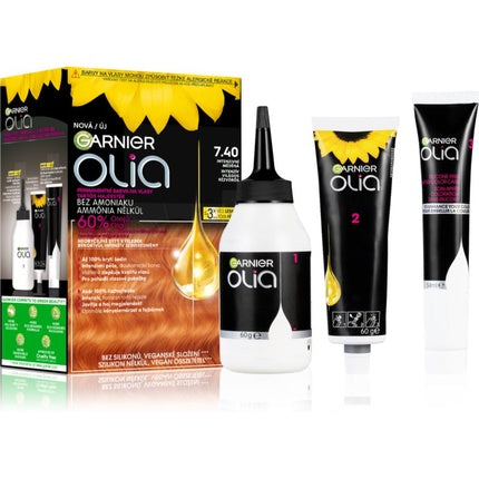 Garnier Olia, Culoare păr, 740 Intense Copper, 60g