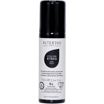 Spray de retuș Alter Ego Color Retouch Black 75ml