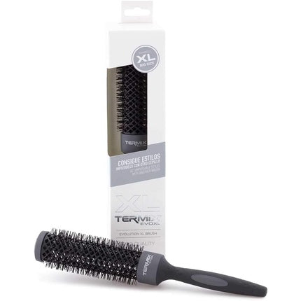 Perie rotundă Termix Evolution XL, negru, Ø 28mm, cu fibre ionizate