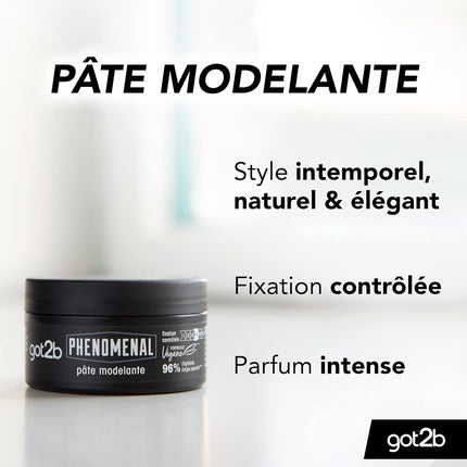 Pastă modelatoare, Got2b, Phenomenal, negru 100ml