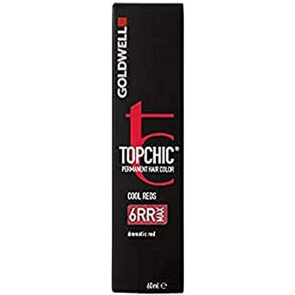 Vopsea de păr, Goldwell, Topchic 6RR Max, roșu dramatic