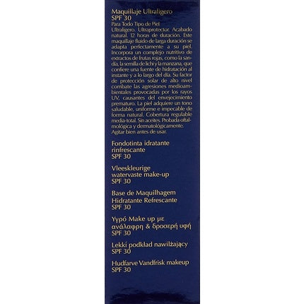 Fond de ten Estée Lauder Double Wear Nude Water Fresh, SPF 30, 30 ml, nuanță mediu