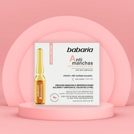 Fiola Babaria Anti-Pete, Perfect Skin, 2ml, 5 bucăți
