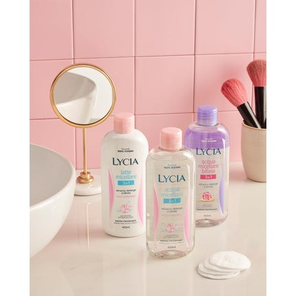 Apa micelară, Lycia, 3 în 1, 400ml, mov