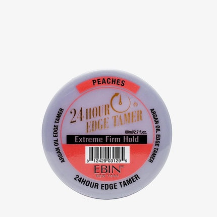 Gel de păr Ebin New York Edge Tamer Peaches, Extreme Firm Hold, 2.7 Oz