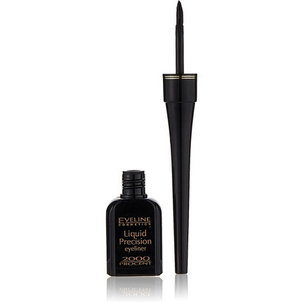 Eyeliner mat, Eveline, Precision 2000 negru 4ml