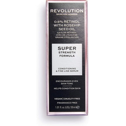 Serum anti-îmbătrânire, Revolution Beauty, 0.5% retinol, 30 ml