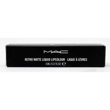 MAC Cosmetics, Ruj lichid mat, Uniformly Fabulous, negru mat