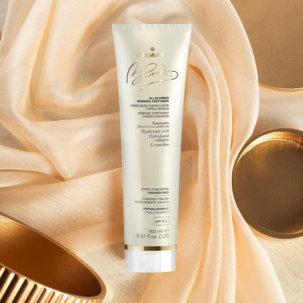 Mască de păr Medavita Blondie pentru toate tipurile de păr blond, 150ml