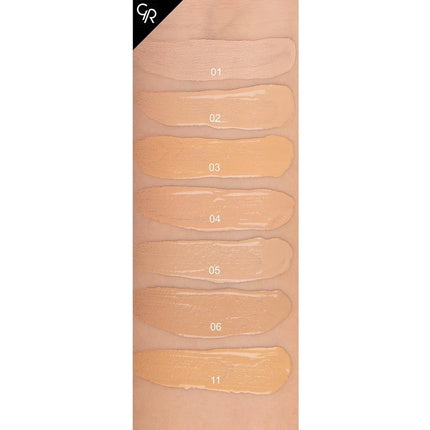 Fond de ten și corector Golden Rose Total Cover 2 in 1 SPF 15 Ivory
