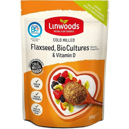 Semințe de in, Linwoods, cu Probiotic și Vitamina D, 200g