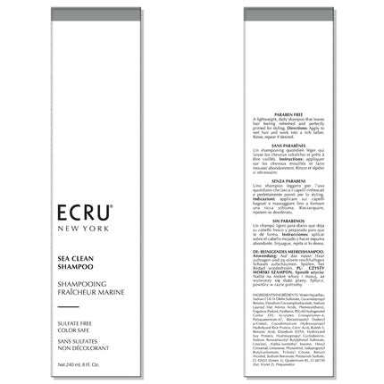 Șampon Ecru New York Sea Clean, 24 Fl Oz